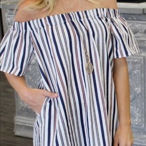 NWT off the shoulder dress